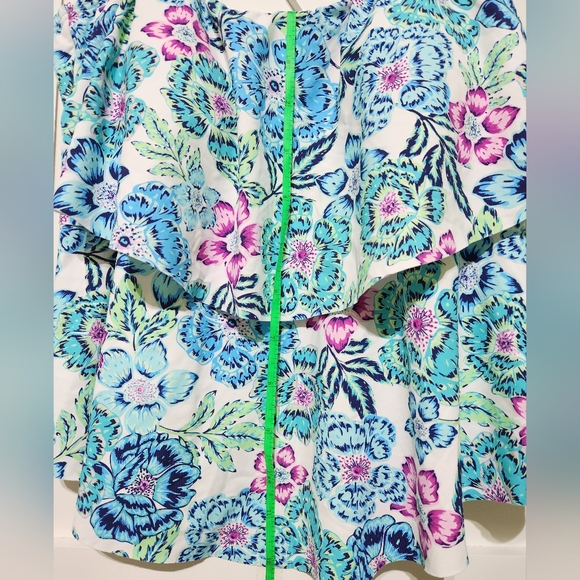 24th and Ocean floral swimsuit top - Picture 2 of 4